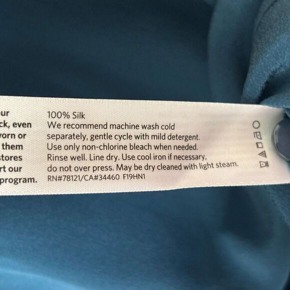 Eileen fisher silk crepe de chine stand collar blouse shirt size XXS - Picture 5 of 12